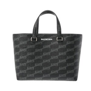 BALENCIAGA Shopper Signature Brown Handbag